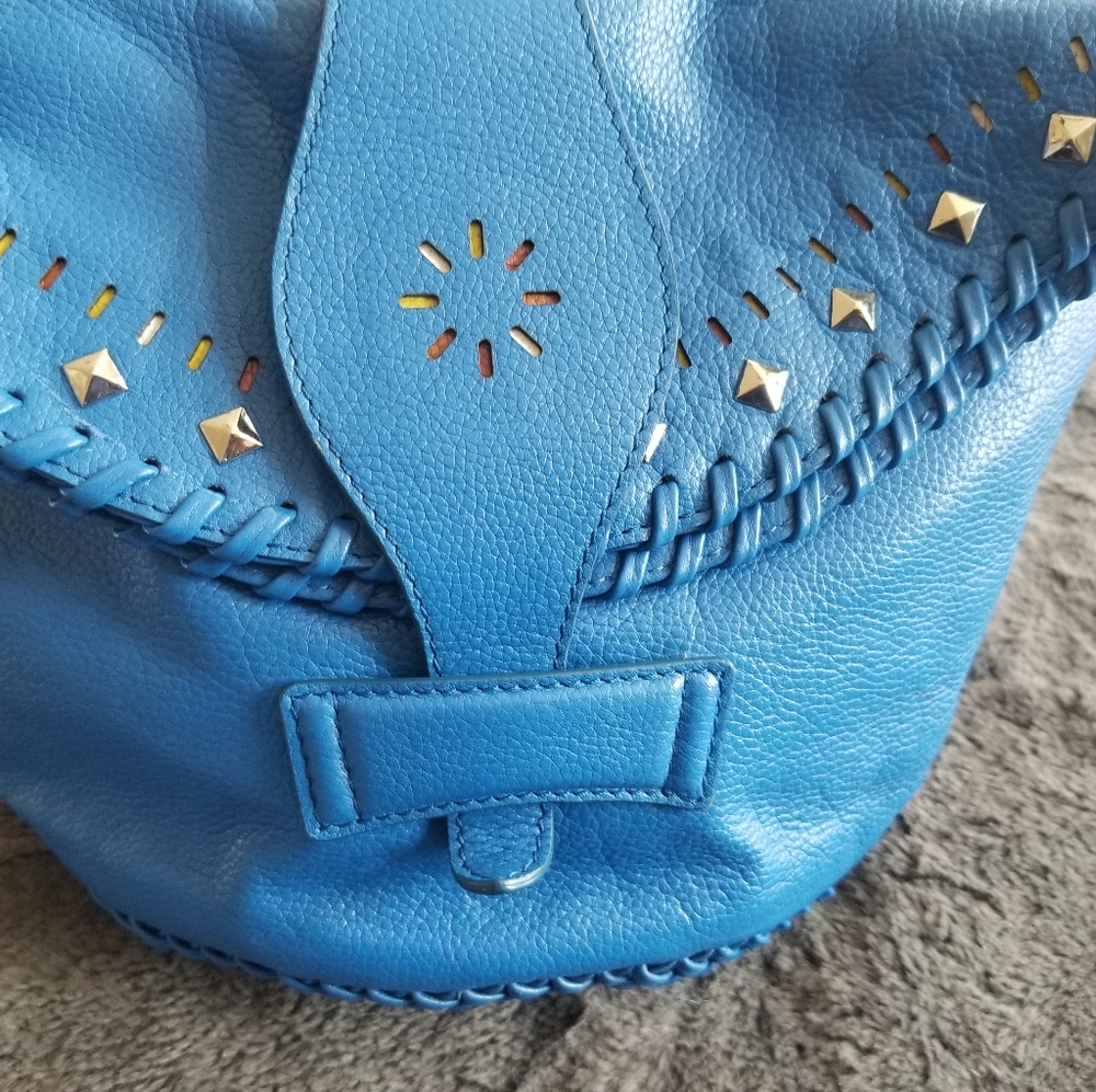 OrYany blue bucket crossbody bag